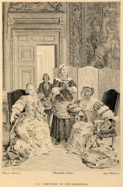 La condesa de Escarbagnas de Moliere de Maurice Leloir
