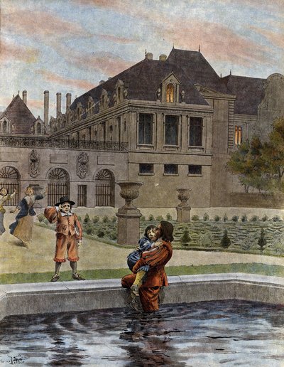 Luis XIV, conocido como el Rey Sol de Maurice Leloir