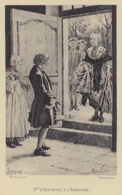 Madame de Houtetout en el Hermitage de Maurice Leloir