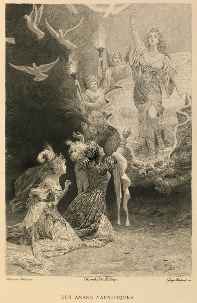 Los magníficos amantes de Moliere de Maurice Leloir