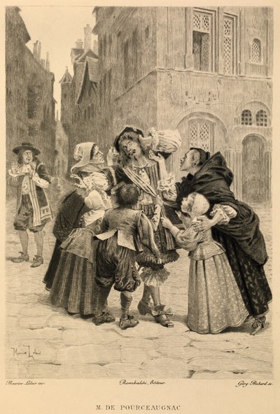 Monsieur de Pourceaugnac de Moliere de Maurice Leloir