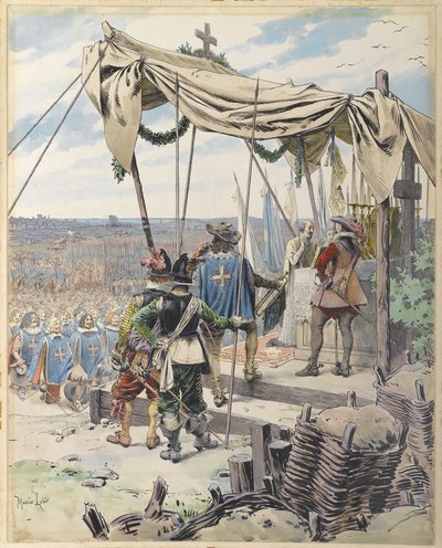 Richelieu Antes de la Batalla de Maurice Leloir