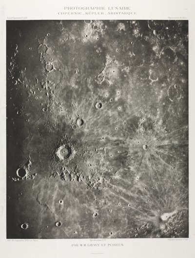 Fotografía lunar: Copérnico-Képler-Aristóteles de Maurice Loewy