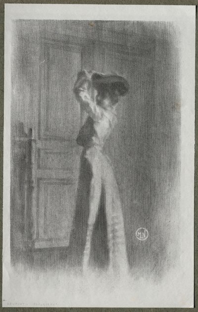 Mujer a la moda, c. 1900 de Maurice Louis Henri Neumont