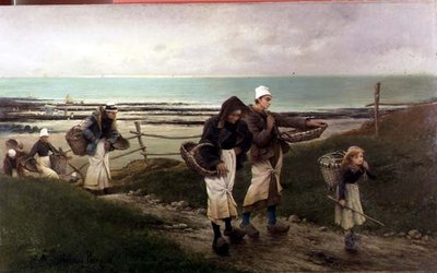 Escena bretona de Maurice Poirson