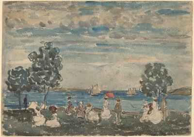 Figuras en una Playa de Maurice Brazil Prendergast