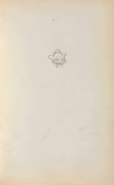 Cuaderno de bocetos italiano: Cabeza de hombre (página 223) de Maurice Prendergast