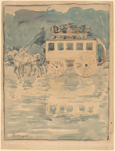 Ómnibus parisino de Maurice Brazil Prendergast