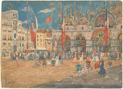 Plaza San Marcos de Maurice Brazil Prendergast