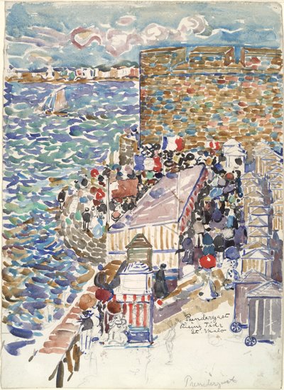 Marea Creciente, St. Malo de Maurice Brazil Prendergast