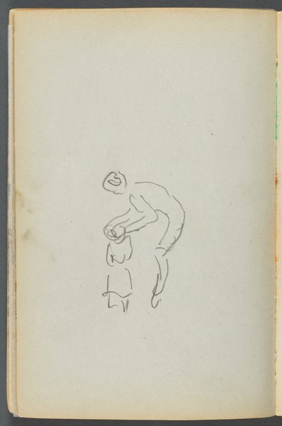 Libro de bocetos- The Granite Shore Hotel, Rockport, página 050: Madre e hijo de Maurice Prendergast