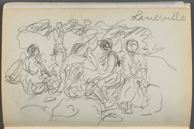 Sketchbook- The Granite Shore Hotel, Rockport, página 062: "Laneville" de Maurice Prendergast