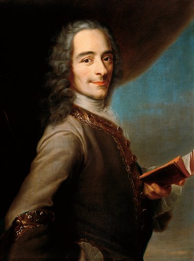 François-Marie Arouet de Voltaire llamado Voltaire de Maurice Quentin de La Tour