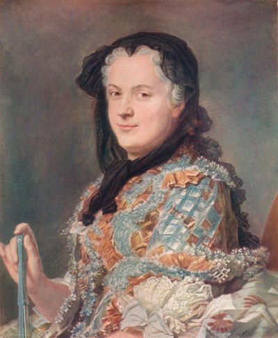 Marie Leczinska, c. 1748 de Maurice Quentin de La Tour