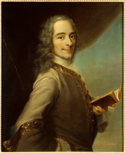 Retrato de François Marie Arouet dit Voltaire de Maurice Quentin de La Tour
