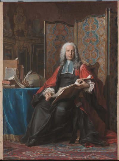Retrato de Gabriel Bernard de Rieux de Maurice Quentin de La Tour