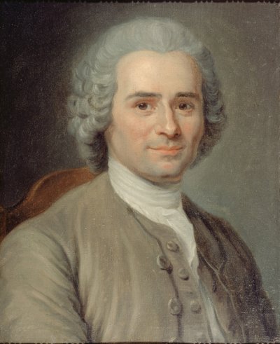 Retrato de Jean-Jacques Rousseau 1712-1778 de Maurice Quentin de La Tour