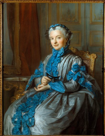 Retrato de la Dama de Rieux de Maurice Quentin de La Tour