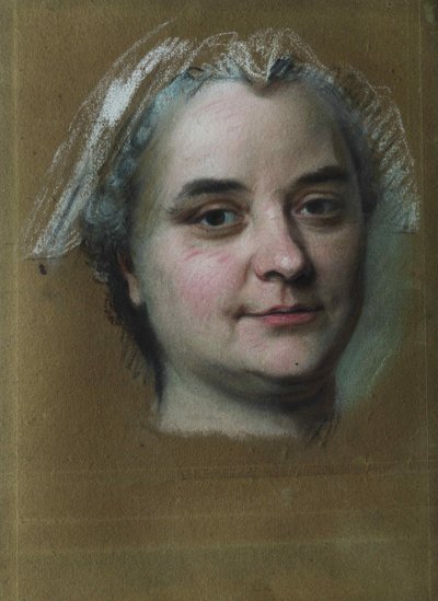 Retrato de Madame Pèlerin de Maurice Quentin de La Tour