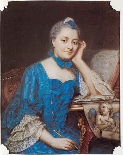 Retrato de Marie Fel de Maurice Quentin de La Tour