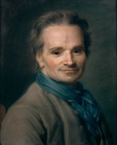 Retrato del escultor Jean-Baptiste Lemoyne 1704-1778, 1763 de Maurice Quentin de La Tour