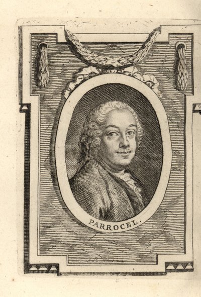 Charles Parrocel, pintor francés. de Maurice Quentin de la (after) Tour