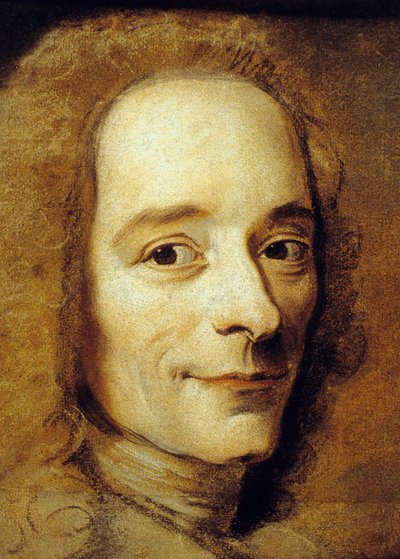 Francois Marie Arouet alias Voltaire (pastel sobre papel) de Maurice Quentin de La Tour