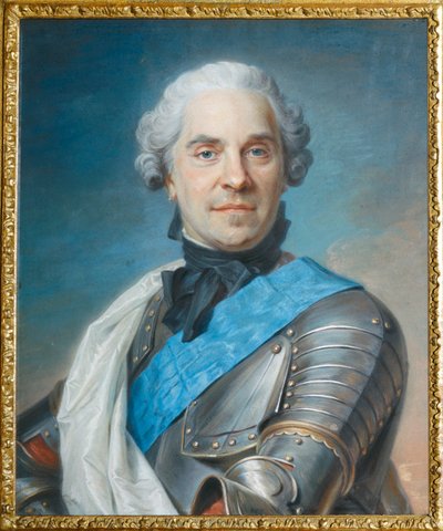 Mariscal Mauricio de Sajonia - Moritz, Conde de Sajonia, Mariscal de Francia ... de Maurice Quentin de La Tour