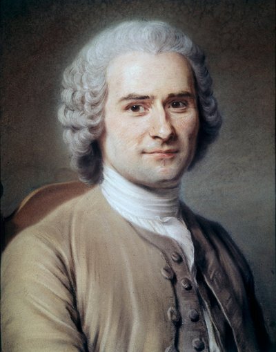 Retrato de Jean Jacques Rousseau de Maurice Quentin de La Tour
