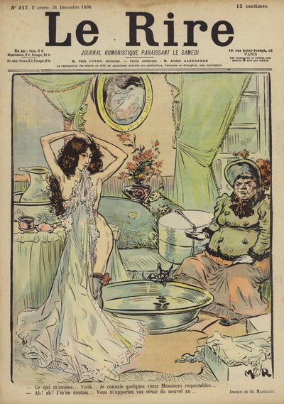 Ilustración para Le Rire de Maurice Radiguet