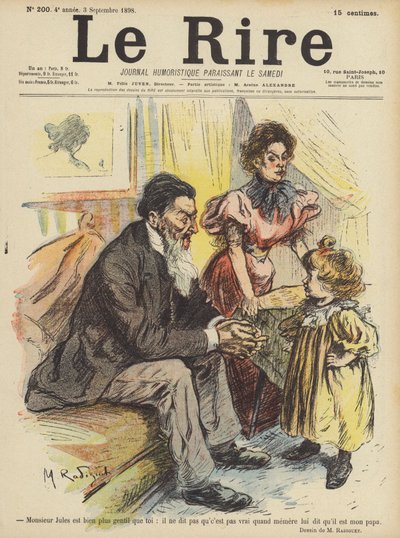 Ilustración para Le Rire de Maurice Radiguet