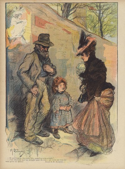 Ilustración para Le Rire de Maurice Radiguet