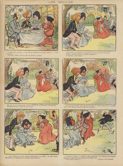 Ilustración para Le Rire de Maurice Radiguet