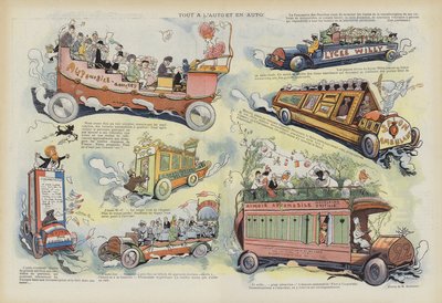 Ilustración para Le Rire de Maurice Radiguet