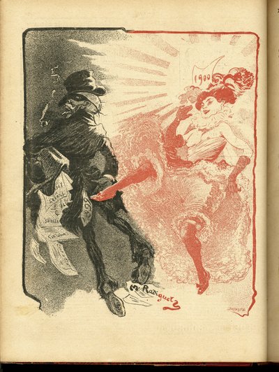 Ilustración de Maurice Radiguet (1866-1941) en Le Rire de Maurice Radiguet