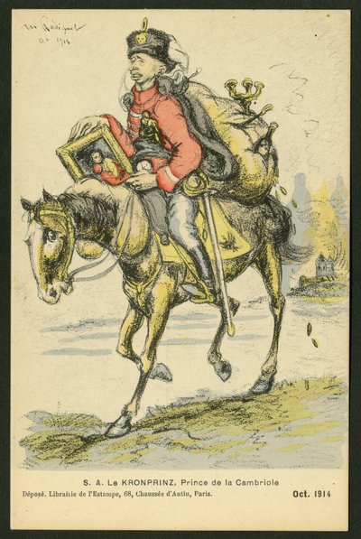 Postal, Satírico en Colores de Maurice Radiguet