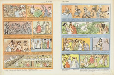 El paraíso colectivista. Ilustración para Le Rire de Maurice Radiguet