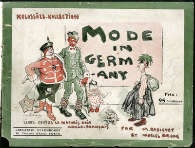en Moda en Alemania, ca. 1915 - Guerra del 14-18, Alemania Prusia, Moda, Fealdad de Maurice Radiguet