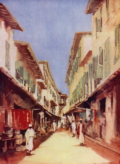Una calle en Zanzíbar de Maurice Randall
