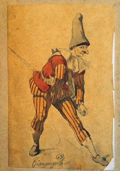 Giangurgolo, personaje de la Commedia dell