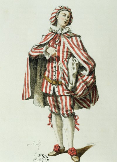 Mezzetino, por Maurice Sand (1823-1889) de Maurice Sand