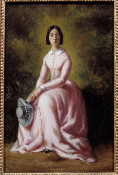 Retrato de la cantante Pauline Viardot (1821-1910). Pintura de Maurice Sand (1823-1889) siglo XIX París, museo de la Vida Romántica de Maurice Sand