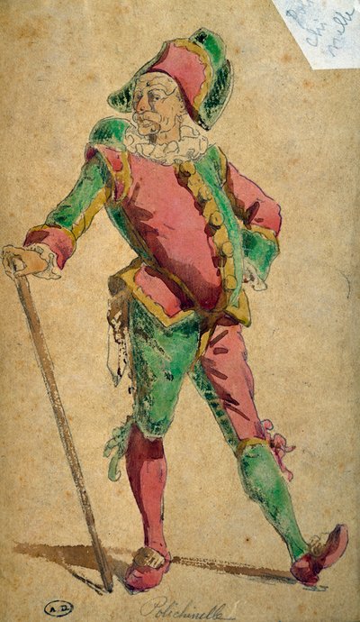 Pulcinella, personaje de la Commedia dell