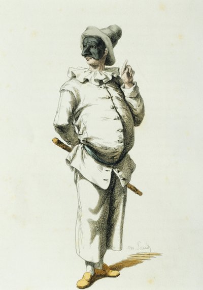 Pulcinella en 1700 de Maurice Sand