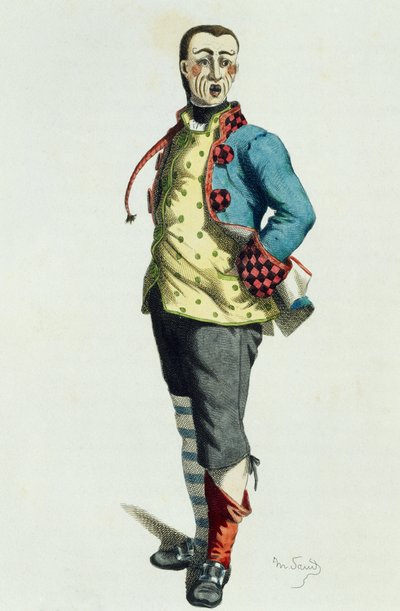 Stenterello en 1858 de Maurice Sand