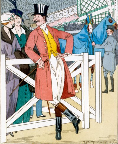 " Gazette du Bon Ton: No. 4, Les Propos Desobligeants, celebrado con motivo del Salón del Caballo de Maurice Taquoy