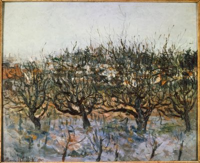 Manzanos en Montmagny de Maurice Utrillo