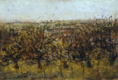 Manzanos en Montmagny de Maurice Utrillo