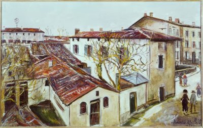 La casa parroquial del santo cura de Ars de Maurice Utrillo