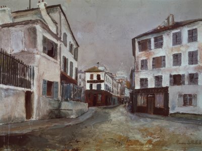 La calle Norvins de Maurice Utrillo
